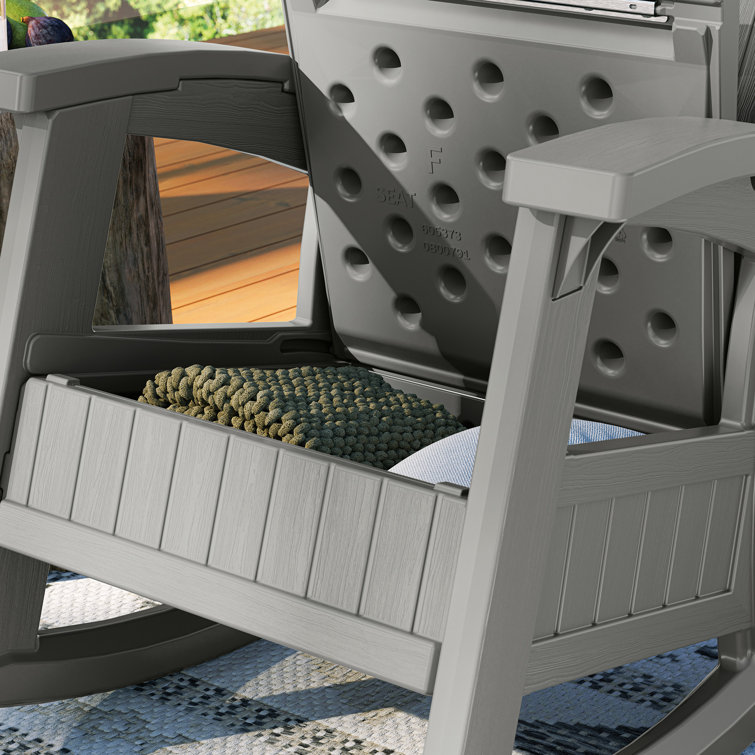 Outdoor chair with storage hot sale